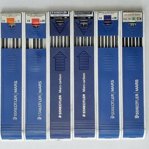 Staedtler Lead- 2mm Refills - 7H, 2B, HB, 2H, H